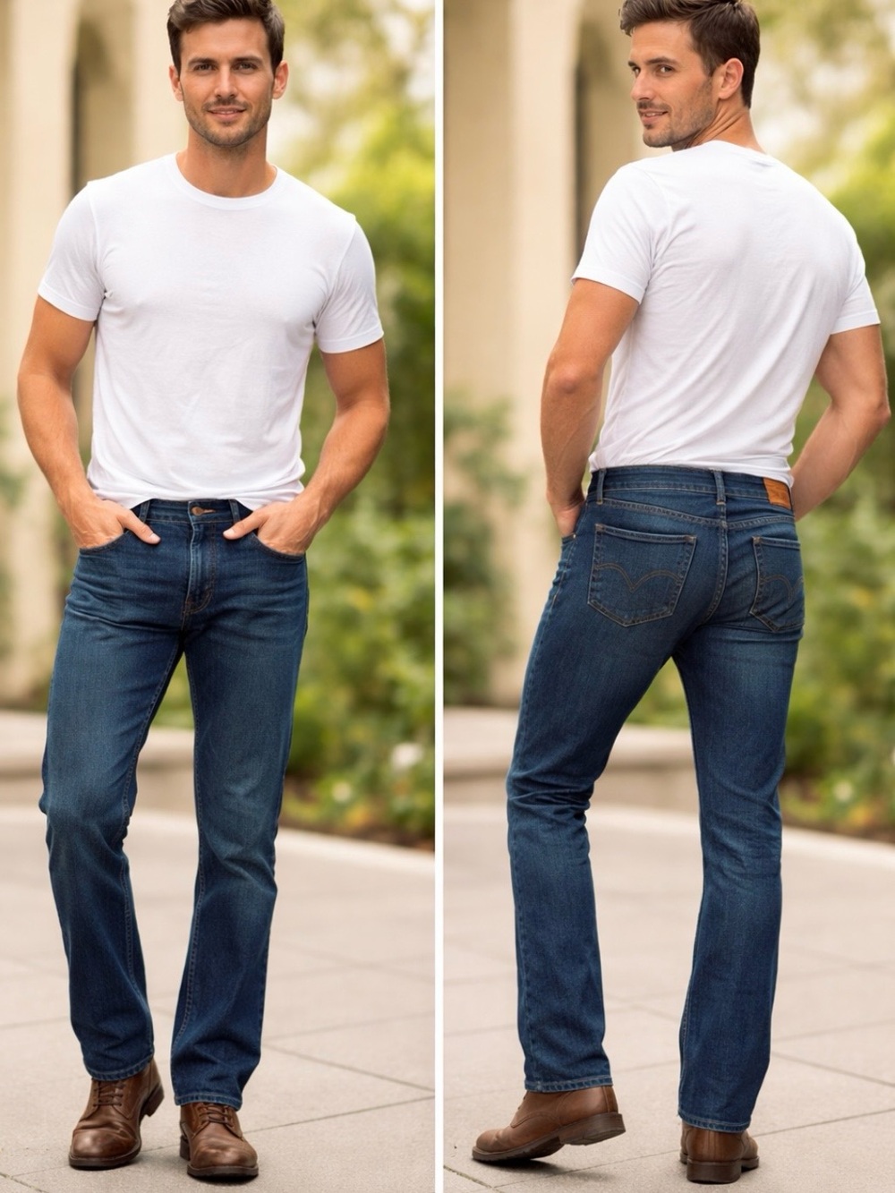 Levi 505 Regular Fit Blue Jeans 34x34